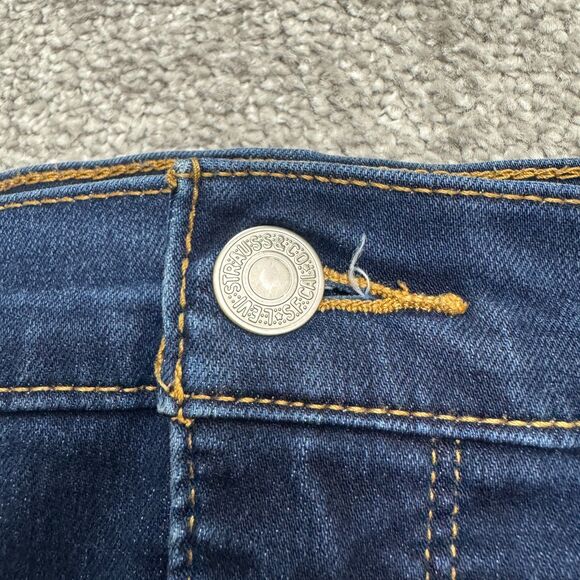 Levi's 311 Shaping Skinny Denim Jeans Women 32x30 Blue Dark Wash Mid Rise Casual - Picture 15 of 16